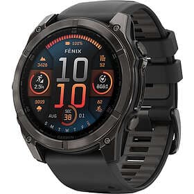 Garmin Fēnix 8 Sapphire Amoled Gray 51mm Black Strap