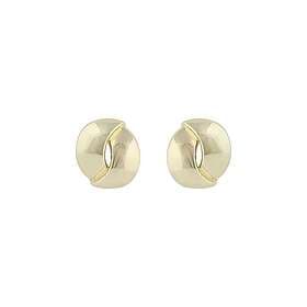 Snö Of Sweden Aero Round Earring Plain Gold