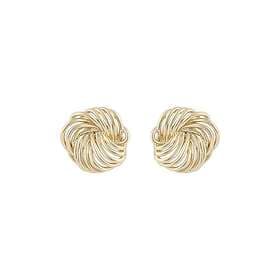 Snö Of Sweden Dakota Small Round Earring Plain Gold