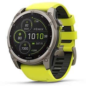 Garmin Fēnix 8 Sapphire Solar Titanium 51mm Yellow Strap