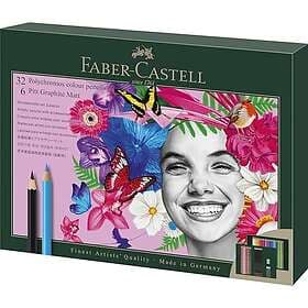 Faber-Castell Giftset Polychromos & Pitt Graphite Matt Small 32 delar