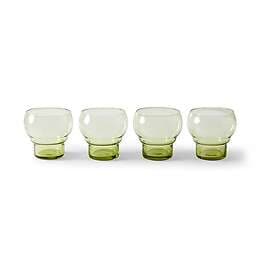 HKliving 70's Bulb glas 27cl 4-pack