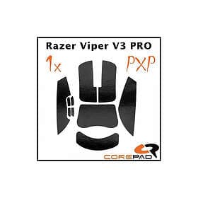 Corepad PXP Grips till Razer Viper V3 Pro Svart