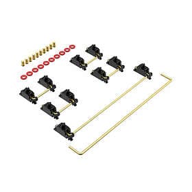 Durock Stabilizers V3 Screw Ins Black & Gold