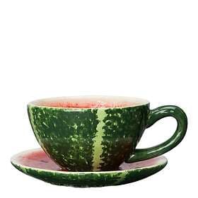 Byon Watermelon kopp med fat 25 cl