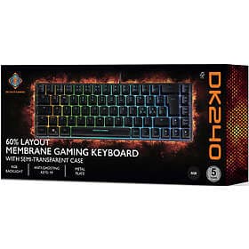 Deltaco DK240 60% Membrane Gaming Keyboard (Nordc)