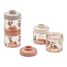 Liewood Dominique Barnmatsförvaring Tritan 4-Pack Peach/Sea shell