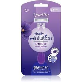 Wilkinson Sword Quattro for Women My Intuition Smooth Engångsrakhyvlar Violet Bl