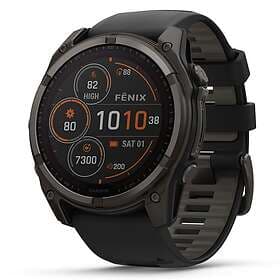 Garmin Fēnix 8 Sapphire Solar Gray 51mm Black Strap