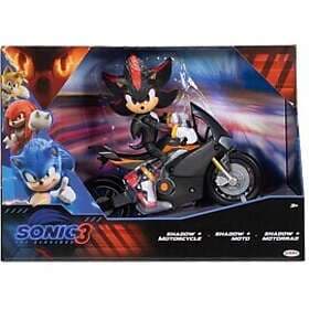 Sonic The Hedgehog 3 Shadow-figur med Motorcykel