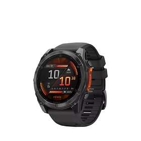 Garmin Fēnix 8 Amoled Gray 51mm Black Strap