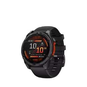 Garmin Fēnix 8 Amoled Gray 47mm Black Strap