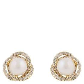 Snö Of Sweden Mayfair Pearl Earring Guld/White