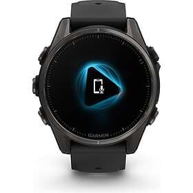 Garmin Fēnix 8 Sapphire Amoled Titanium 43mm Black Strap