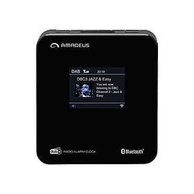 Amadeus Rise FM/DAB+-klockradio med Bluetooth