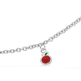 Scrouples Red Apple Girls Sterling Silver Armband 672262