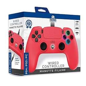 Trade Invaders Wired Controller - Red (PS4)