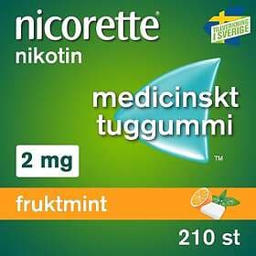 Nicorette Tuggummi Fruktmint 2mg 210stk