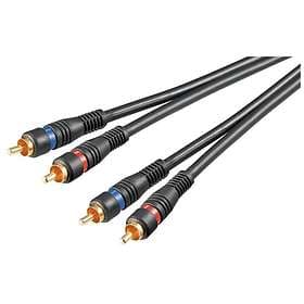 Goobay Gold 2RCA - 2RCA 0.2m