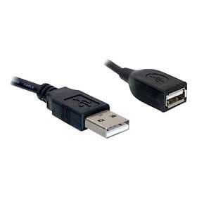 DeLock USB A - USB A M-F 2.0 0.15m