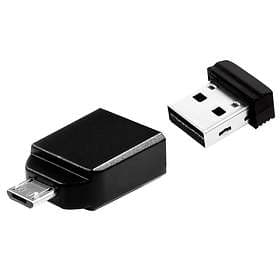 Verbatim USB Store-n-Go Nano + OTG Adapter 16GB