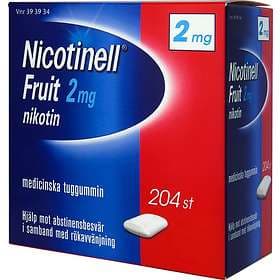 Nicotinell Fruit Tuggummi 2mg 204stk