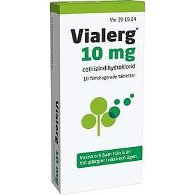 Vialerg Cetirizindihydroklorid 10mg 10 Tablets