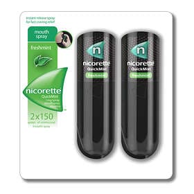 Nicorette Quickmist Munspray Freshmint 2x150ml