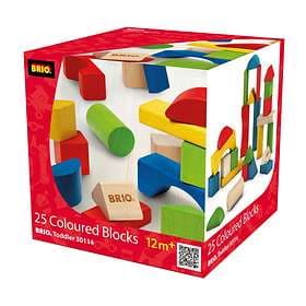 BRIO 25 Coloured Blocks 30114