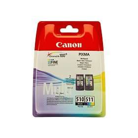 Canon PG-510 (Sort) + CL-511 (3-farve)