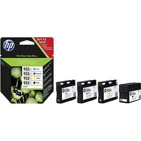 HP 932XL (Sort) + 933XL (Cyan/Magenta/Gul)