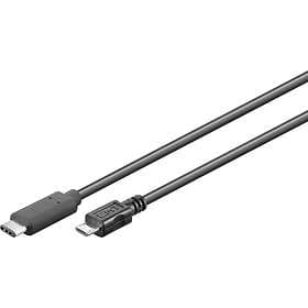 Goobay SuperSpeed+ USB C - USB Micro-B 2.0 1m