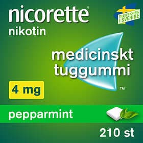 Nicorette Fruktmint Tuggummi 4mg 210stk