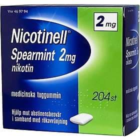 Nicotinell Spearmint Medicinskt Tuggummi 2mg 204stk