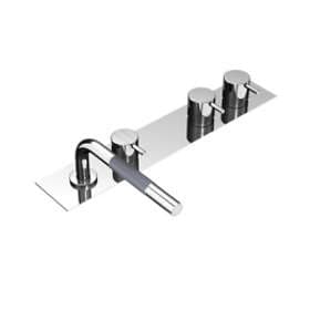 Vola Bathtub Mixer BK14 (Borstad Chrome)