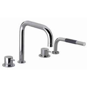 Vola Bathtub Mixer SC10 (Borstad Chrome)