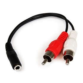 StarTech 3.5mm - 2RCA  F-M Adapter