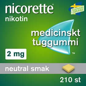 Nicorette Tuggummi Original 2mg 210stk