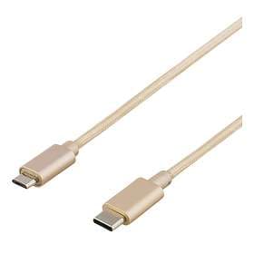 Deltaco Gold USB C - USB Micro-B 2.0 1m