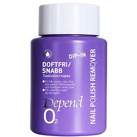 Depend O2 Acetone Free Odourless/Fast Nail Polish Remover 100ml