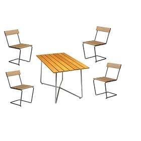 Grythyttan Grupp B25A 120x70cm (incl. 4 1 Chairs)