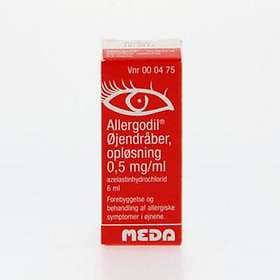 Allergodil Azelastinyhydrochlorid Eye Drops 0.5mg/ml 6ml