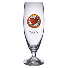 Kosta Boda Friendship You & Me Ølglas 50cl