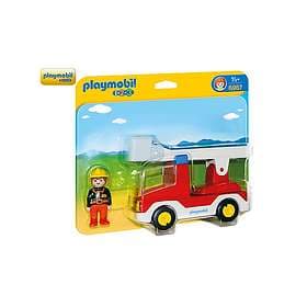 Playmobil 1.2.3 6967 Ladder Unit Fire Truck