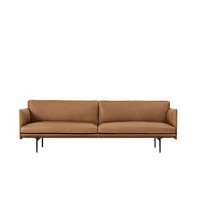 Muuto Outline Sofa Læder (3-sæders)