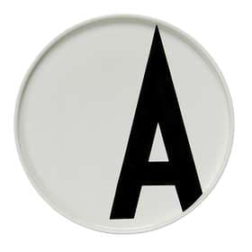 Design Letters AJ Vintage ABC A-Z Tallerken Ø20cm