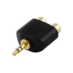 Deltaco 3.5mm - 2RCA M-F Adapter