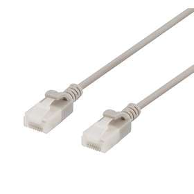 Deltaco Slim U/UTP Cat6a RJ45 - RJ45 LSZH 0.3m