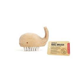 Kikkerland Wooden Whale Nail Brush