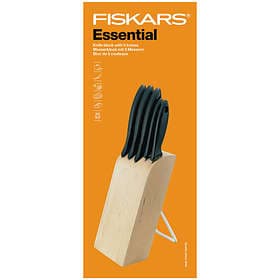 Fiskars Essential Block Knivsæt 5 Knive